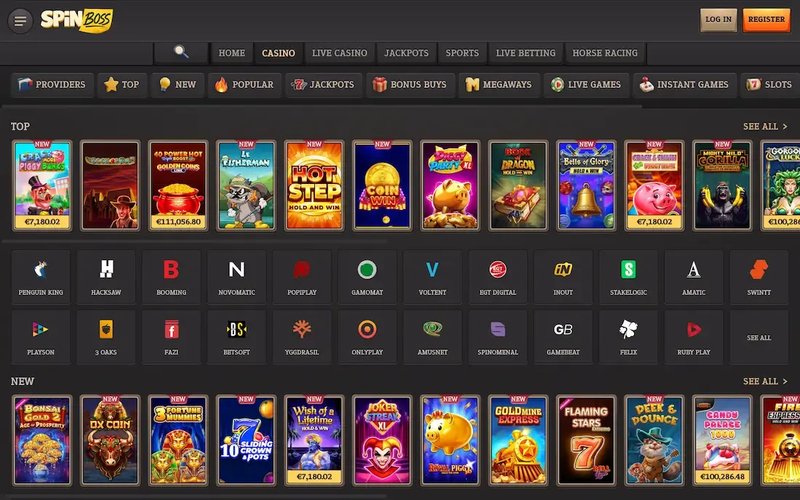 Spinboss casino, spinboss casino login